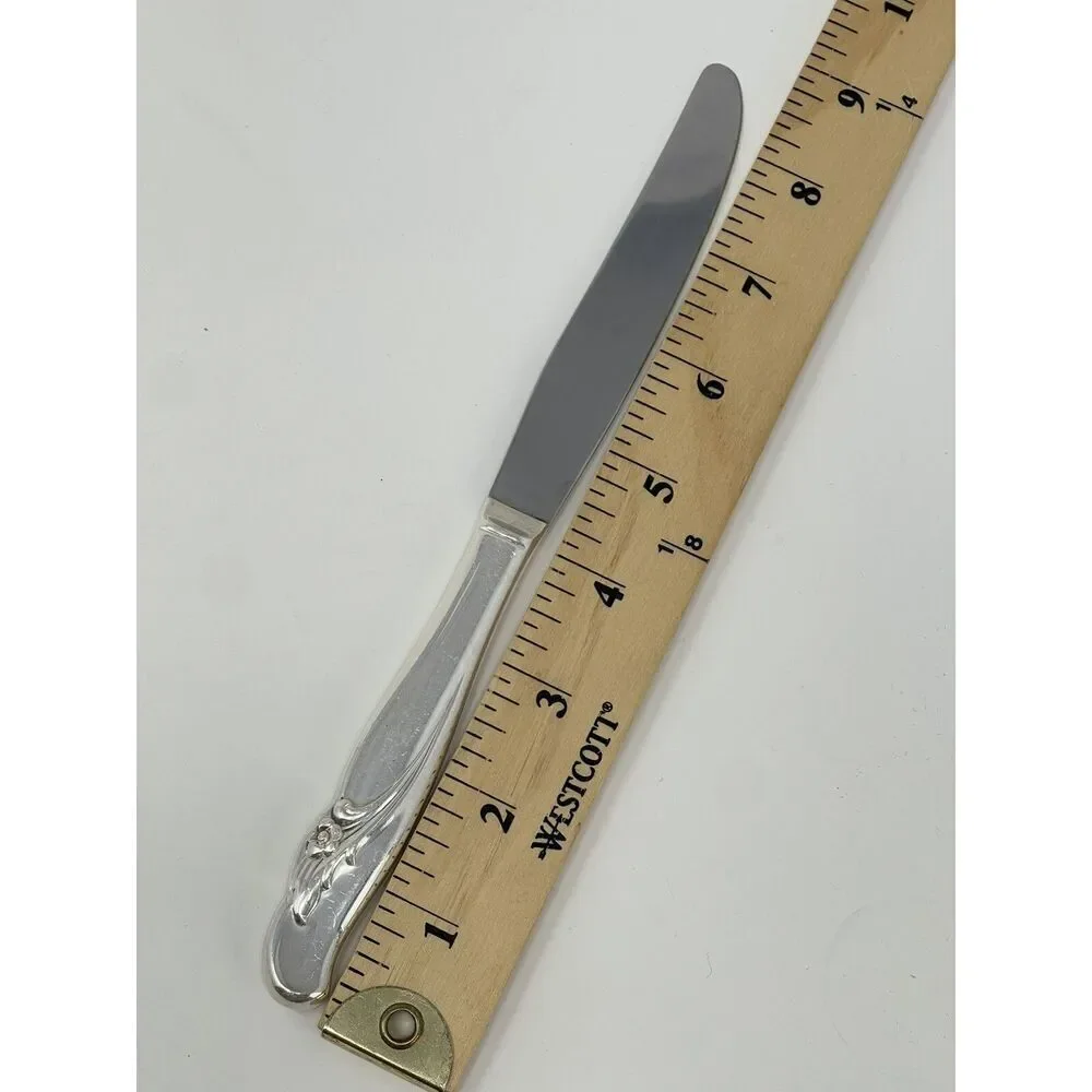 International Rogers EXQUISITE Silverplate 1957 Hollow Dinner Knives 9” Set Of 4